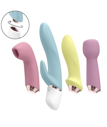 SATISFYER - MARVELOUS FOUR SET VIBRADOR and SUCCIONADOR