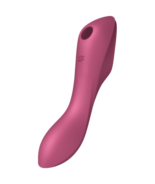 SATISFYER - CURVY TRINITY 3 ESTIMULADOR Y VIBRADOR ROJO