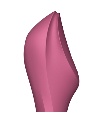 SATISFYER - CURVY TRINITY 3 ESTIMULADOR Y VIBRADOR ROJO