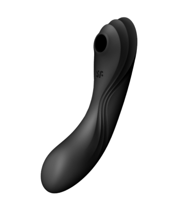 SATISFYER - CURVY TRINITY 4 ESTIMULADOR Y VIBRADOR NEGRO