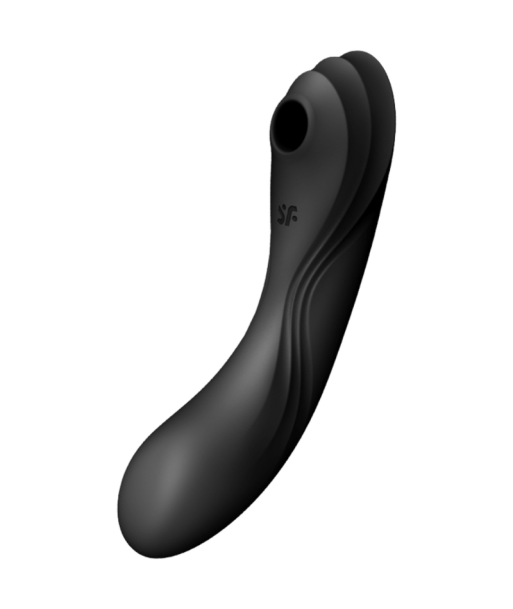SATISFYER - CURVY TRINITY 4 ESTIMULADOR Y VIBRADOR NEGRO