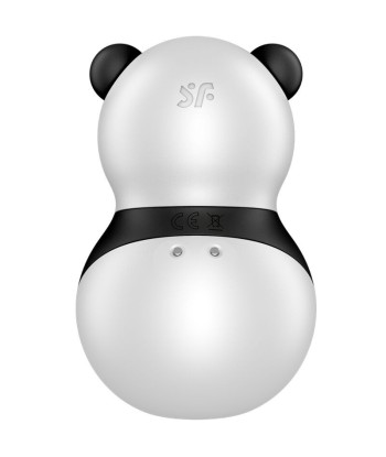 SATISFYER - POCKET PANDA ESTIMULADOR and VIBRADOR BLANCO Y NEGRO