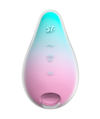 SATISFYER - MERMAID VIBES ESTIMULADOR and VIBRADOR MENTA Y ROSA