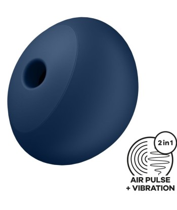 SATISFYER - AIR POWER 4 ESTIMULADOR and VIBRADOR 12 VIBRACIONES AZUL