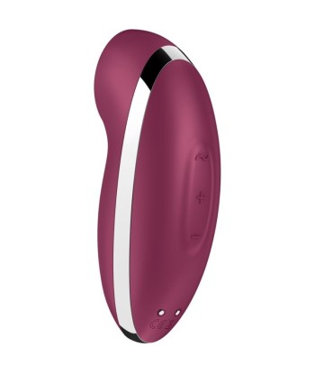 SATISFYER - TAP and CLIMAX 2 VIBRADOR and ESTIMULADOR ROJO