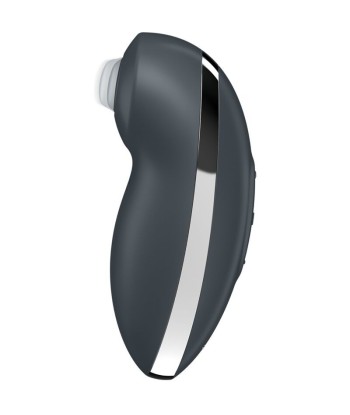 SATISFYER - TAP and CLIMAX 2 VIBRADOR and ESTIMULADOR GRIS