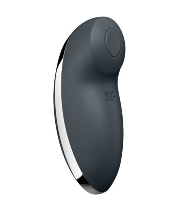 SATISFYER - TAP and CLIMAX 2 VIBRADOR and ESTIMULADOR GRIS