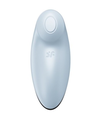 SATISFYER - TAP and CLIMAX 2 VIBRADOR and ESTIMULADOR AZUL
