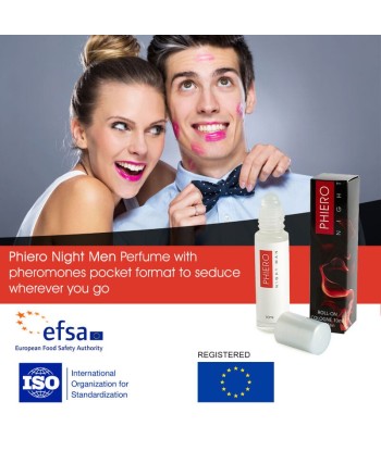 500 COSMETICS - PHIERO NIGHT MAN PERFUME FEROMONAS HOMBRE CON ROLL-ON