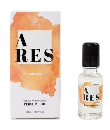 SECRETPLAY - ARES PERFUME NATURAL FEROMONAS EN ACEITE PARA HOMBRE 20 ML
