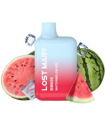 LOST MARY - BM600 VAPER NICOTINA 2 DESECHABLE SABOR SANDÍA HELADA