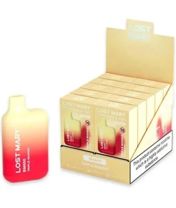 LOST MARY - BM600 VAPER NICOTINA 2 DESECHABLE SABOR TRIPLE MANGO