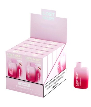 LOST MARY - BM600 VAPER NICOTINA 2 DESECHABLE SABOR FRESA HELADA