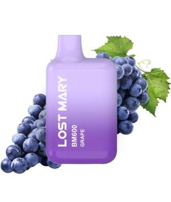 LOST MARY - BM600 VAPER NICOTINA 2 DESECHABLE SABOR UVA