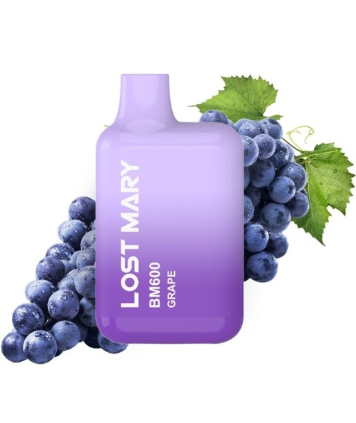 LOST MARY - BM600 VAPER NICOTINA 2 DESECHABLE SABOR UVA