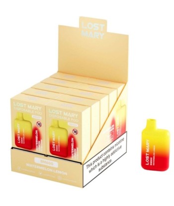 LOST MARY - BM600 VAPER NICOTINA 2 DESECHABLE SABOR SANDÍA LIMÓN