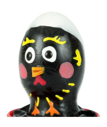 CONDOMERIE - PRESERVATIVO DECORATIVO PINTADO A MANO POLLO NEGRO