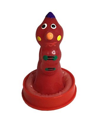 CONDOMERIE - PRESERVATIVO DECORATIVO PINTADO A MANO GUSANO