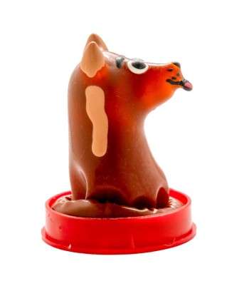 CONDOMERIE - PRESERVATIVO DECORATIVO PINTADO A MANO PERRO