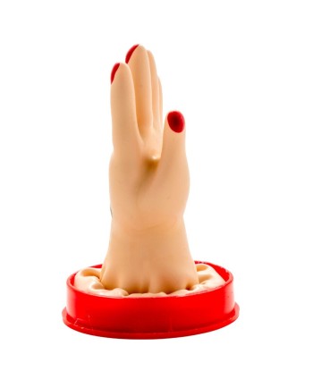 CONDOMERIE - PRESERVATIVO DECORATIVO PINTADO A MANO PALMA DE LA MANO MODELO 1