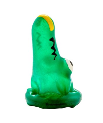 CONDOMERIE - PRESERVATIVO DECORATIVO PINTADO A MANO COCODRILO MODELO 1
