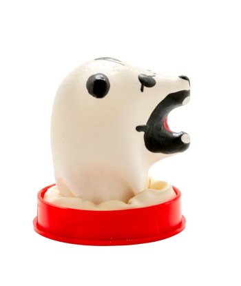 CONDOMERIE - PRESERVATIVO DECORATIVO PINTADO A MANO OSO POLAR