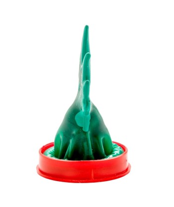 CONDOMERIE - PRESERVATIVO DECORATIVO PINTADO A MANO CANABIS MODELO 1
