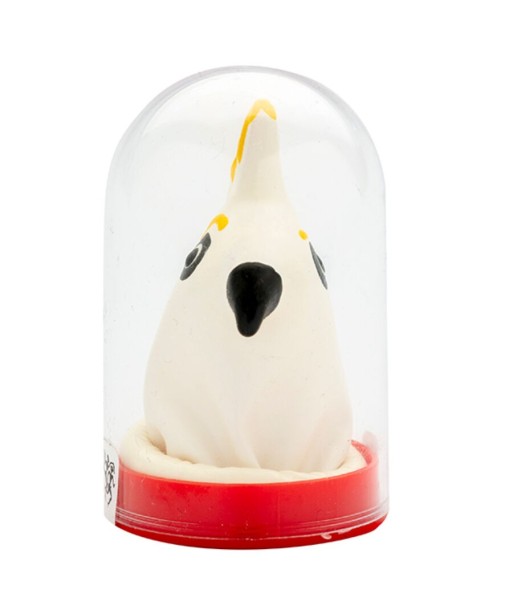 CONDOMERIE - PRESERVATIVO DECORATIVO PINTADO A MANO LORO BLANCO