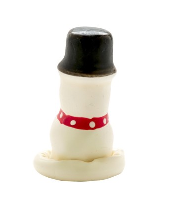 CONDOMERIE - PRESERVATIVO DECORATIVO PINTADO A MANO MUÑECO DE NIEVE