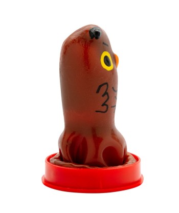 CONDOMERIE - PRESERVATIVO DECORATIVO PINTADO A MANO BÚHO