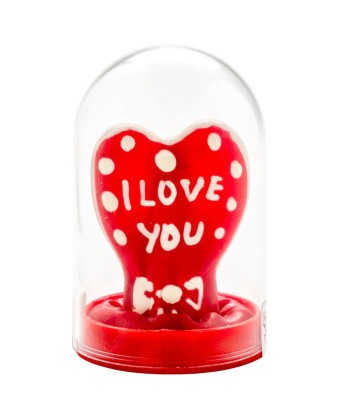CONDOMERIE - PRESERVATIVO DECORATIVO PINTADO A MANO CORAZÓN - TE AMO MODELO 1