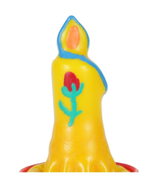 CONDOMERIE - PRESERVATIVO DECORATIVO PINTADO A MANO VELA