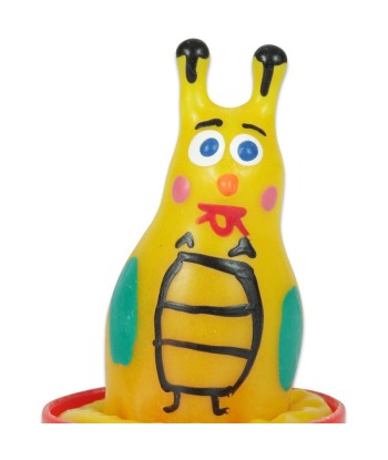 CONDOMERIE - PRESERVATIVO DECORATIVO PINTADO A MANO ABEJA