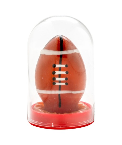 CONDOMERIE - PRESERVATIVO DECORATIVO PINTADO A MANO PELOTA DE RUGBY CONDOMERIE - PRESERVATIVO DECORATIVO PINTADO A MANO PELOTA DE RUGBY