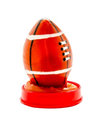 CONDOMERIE - PRESERVATIVO DECORATIVO PINTADO A MANO PELOTA DE RUGBY