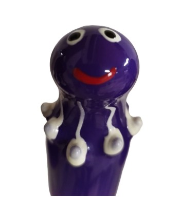 CONDOMERIE - PRESERVATIVO DECORATIVO PINTADO A MANO PULPO MORADO