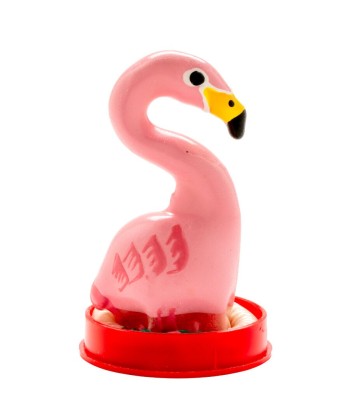 CONDOMERIE - PRESERVATIVO DECORATIVO PINTADO A MANO FLAMENCO ROSA
