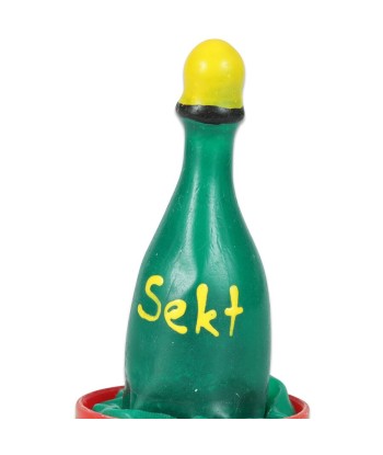 CONDOMERIE - PRESERVATIVO DECORATIVO PINTADO A MANO CHAMPÁN