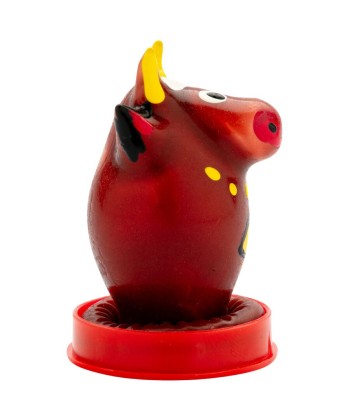 CONDOMERIE - PRESERVATIVO DECORATIVO PINTADO A MANO TORO MODELO 1