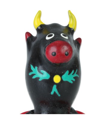 CONDOMERIE - PRESERVATIVO DECORATIVO PINTADO A MANO TORO NEGRO MODELO 1