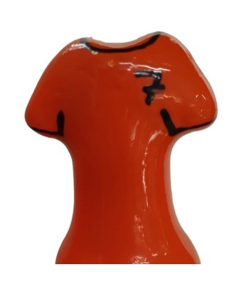 CONDOMERIE - PRESERVATIVO DECORATIVO PINTADO A MANO CAMISA NARANJA