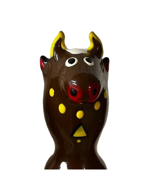 CONDOMERIE - PRESERVATIVO DECORATIVO PINTADO A MANO TORO NEGRO MODELO 2