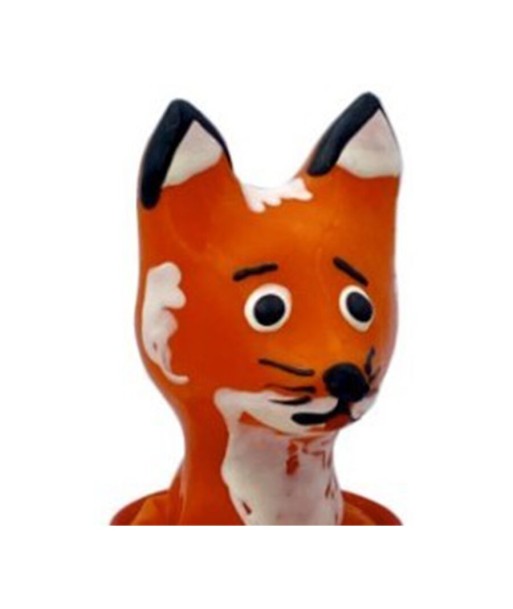 CONDOMERIE - PRESERVATIVO DECORATIVO PINTADO A MANO ZORRO MARRÓN RÁPIDO