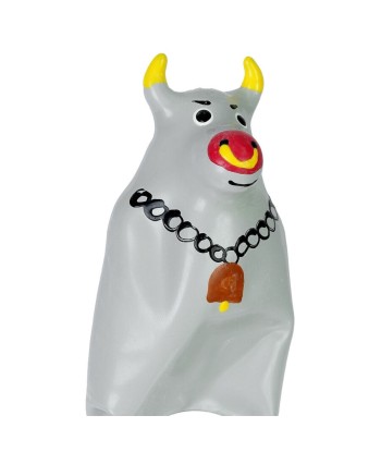 CONDOMERIE - PRESERVATIVO DECORATIVO PINTADO A MANO TORO GRIS MODELO XL