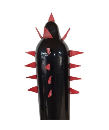 CONDOMERIE - PRESERVATIVO DECORATIVO PINTADO A MANO CACTUS NEGRO XL