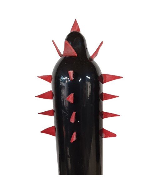 CONDOMERIE - PRESERVATIVO DECORATIVO PINTADO A MANO CACTUS NEGRO XL