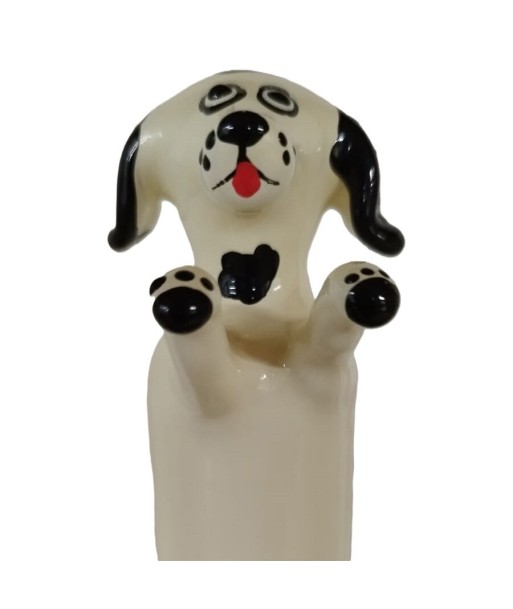 CONDOMERIE - PRESERVATIVO DECORATIVO PINTADO A MANO PERRO BLANCO FELIZ XL