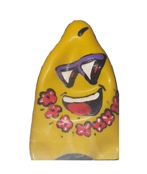 CONDOMERIE - PRESERVATIVO DECORATIVO PINTADO A MANO FRIKI TIKI XL