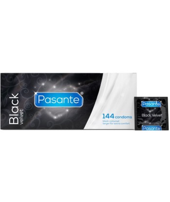 PASANTE - BLACK VELVET PRESERVATIVOS CAJA 144 UNIDADES