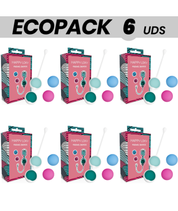 ECOPACK 6 UDS - HAPPY LOKY KEGEL BEADS ENTRENAMIENTO SUELO PELVICO